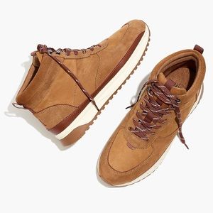 Madewell Trainer Sneaker Boots in Leather NWOT